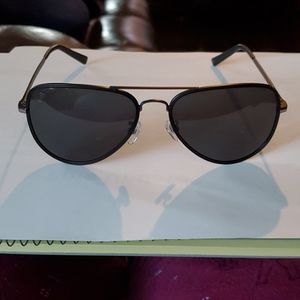 Black aviator sunglasses